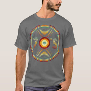 Camiseta Vinyl 70s Vintage Ano Retroativo do Presente Music