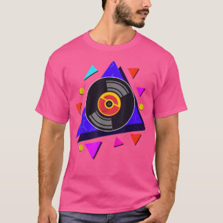 Camiseta Vinyl 90s Music Lover 1990s Theme Party Disco Retr