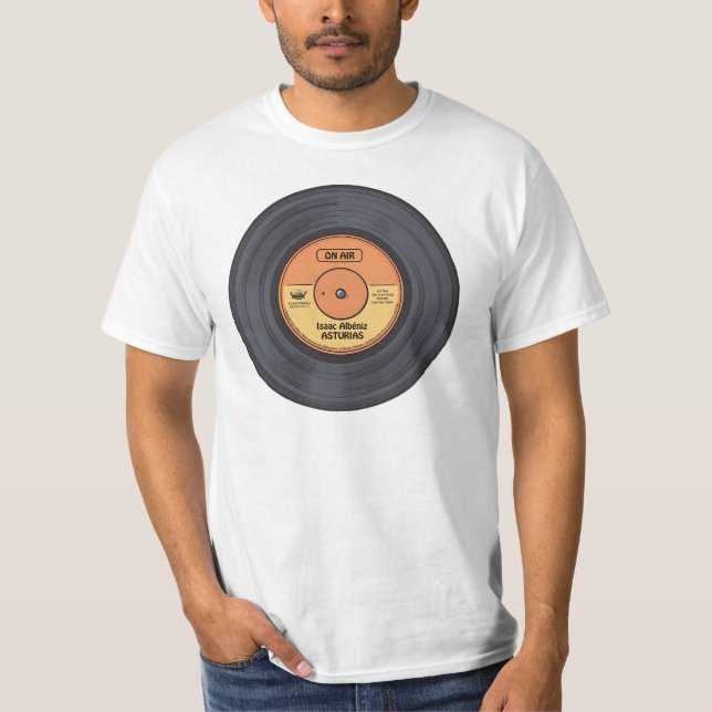 Camiseta vinyl, graffiti, musique, street art, urban (Frente)