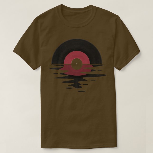 Camiseta Vinyl Men Women Music Lover Dj Vinyl Record3252 (Frente do Design)