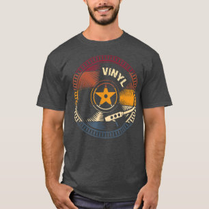 Camiseta Vinyl Music Records Shirt Vintage Retro Vinyl Reco
