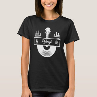 Camiseta Vinyl Record Guitar Music