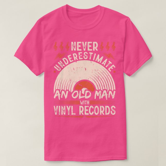 Camiseta Vinyl Record Men Vinyl (Frente do Design)