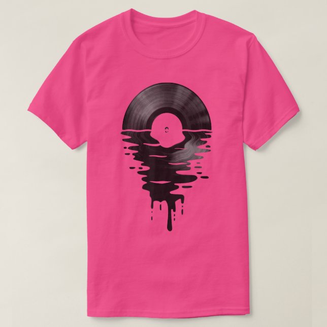 Camiseta Vinyl Record Music Lp Classic 80s Sunset 3278 (Frente do Design)