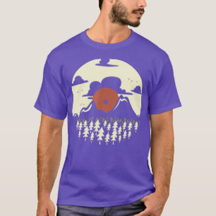 Camiseta Vinyl Record Nature Vintage Music Disco Dj Club