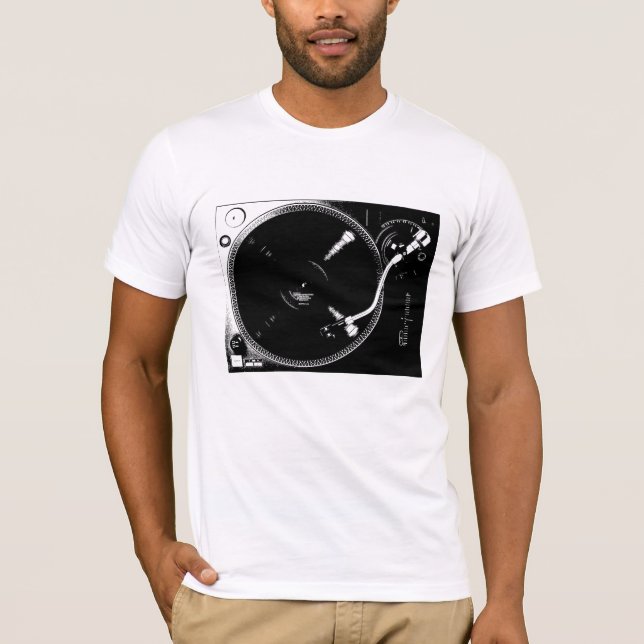 Camiseta Vinyl Record Player - Eletronic Music (Frente)