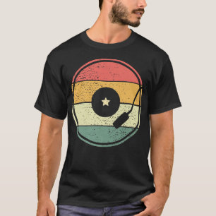 Camiseta Vinyl Record Player Vintage DJ Turntable Music
