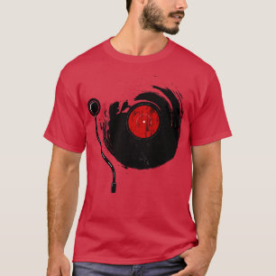 Camiseta Vinyl Record Vintage Old School DJ Analog Music