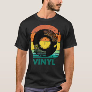 Camiseta Vinyl Records Music Retro Vinyls Record 80s Vinyl