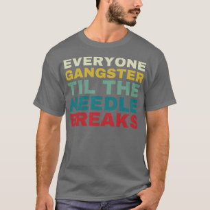 Camiseta Vinyl registra todo o Gangster para a Agulha Bre