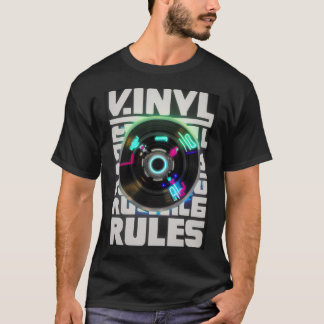 Camiseta Vinyl Rules