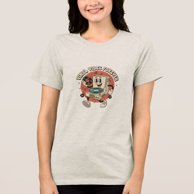 Camiseta Vinyl Vibes Forever (Frente)