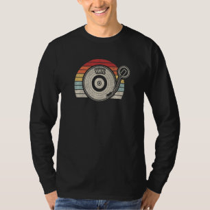 Camiseta Vinyls LP Record Vintage Retro Vinil Record Premiu
