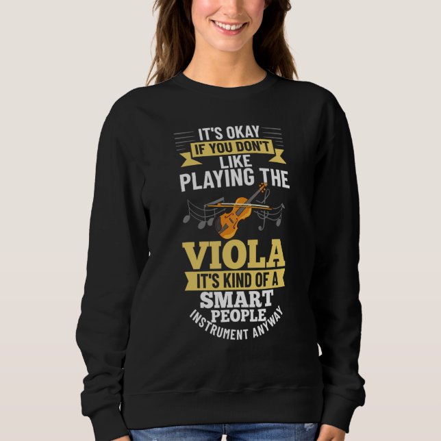 Camiseta Viola Instrument Music Notes Player Lesson Beginne (Frente)
