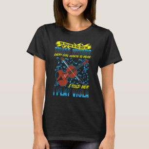 Camiseta Viola Play Viola Music Violist Player Orchestra Vi