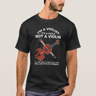Camiseta Viola Play Viola Music Violist Player Orchestra Vi