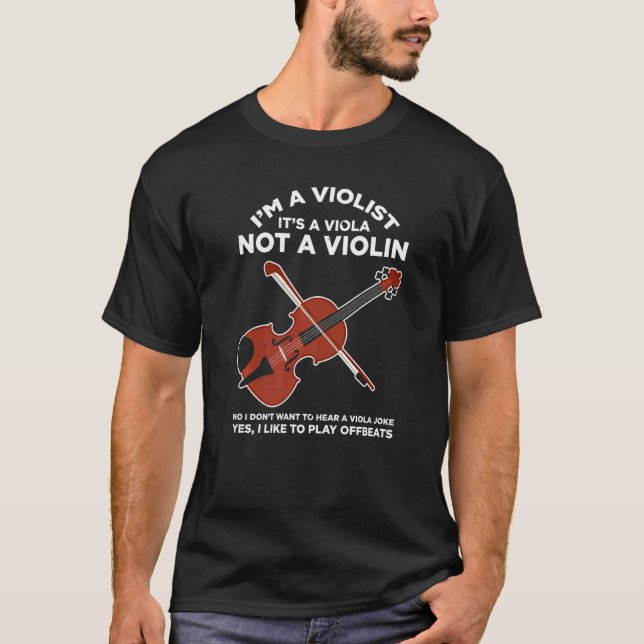 Camiseta Viola Play Viola Music Violist Player Orchestra Vi (Frente)