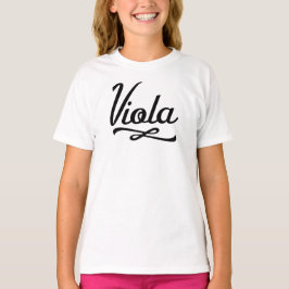 Camiseta Viola Retro Text - Banda de Música