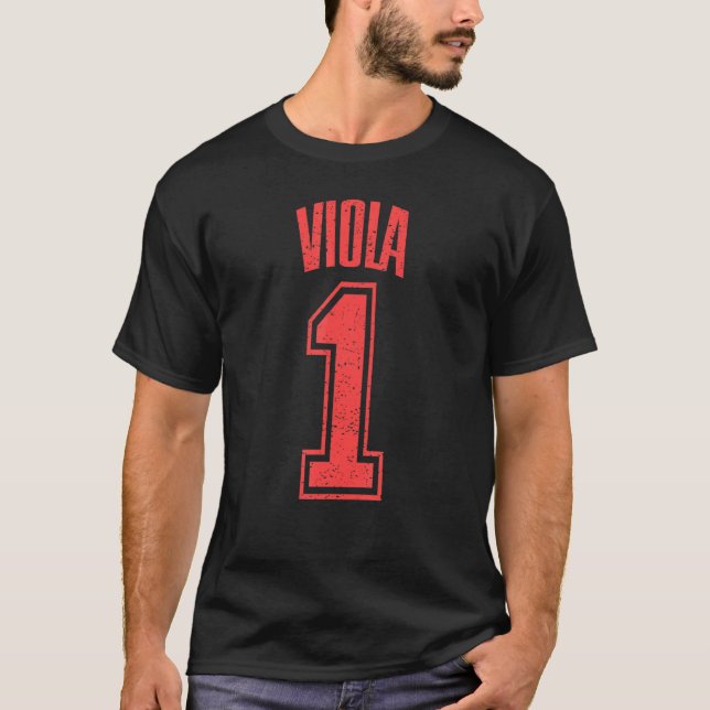 Camiseta Viola Supporter Número 1 Maior Ventilador (Frente)