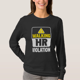 Camiseta Violação de Hr Ambulante Emprego Profissionais de 