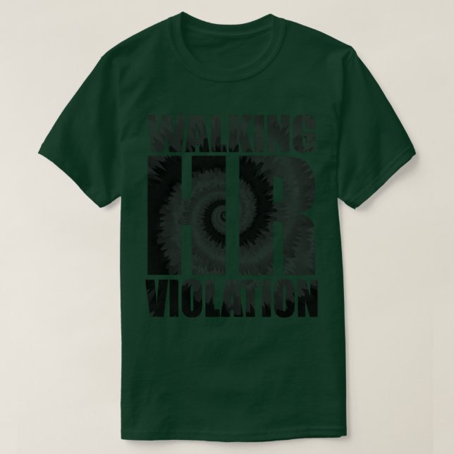 Camiseta Violação Hr Andando 1 (Frente do Design)
