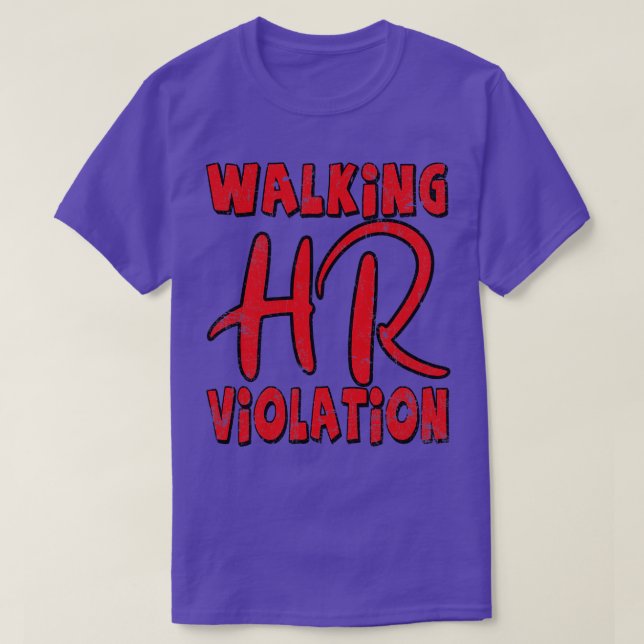 Camiseta Violação Hr Compulsiva, humor adulto engraçado 1 (Frente do Design)