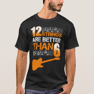 Camiseta Violão 12 Cordas São Melhores Que 6 Doze