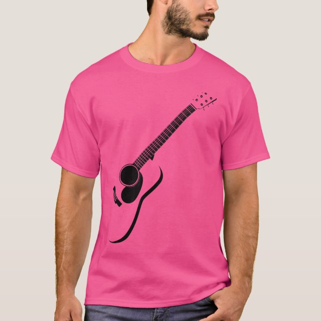 Camiseta Violão acústico (Frente)