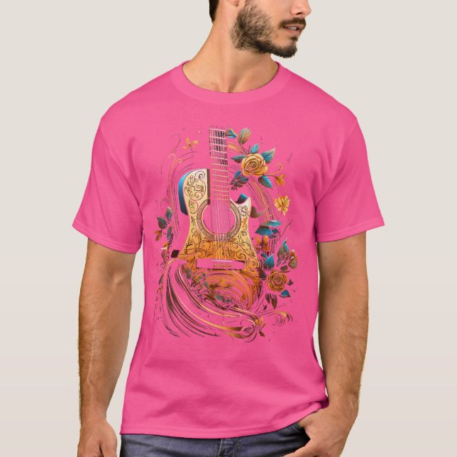 Camiseta Violão acústico (Frente)