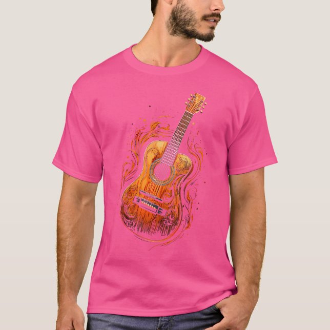 Camiseta Violão acústico (Frente)