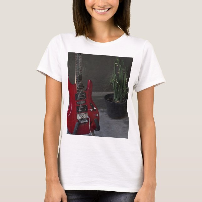 Camiseta Violão acústico legal (Frente)