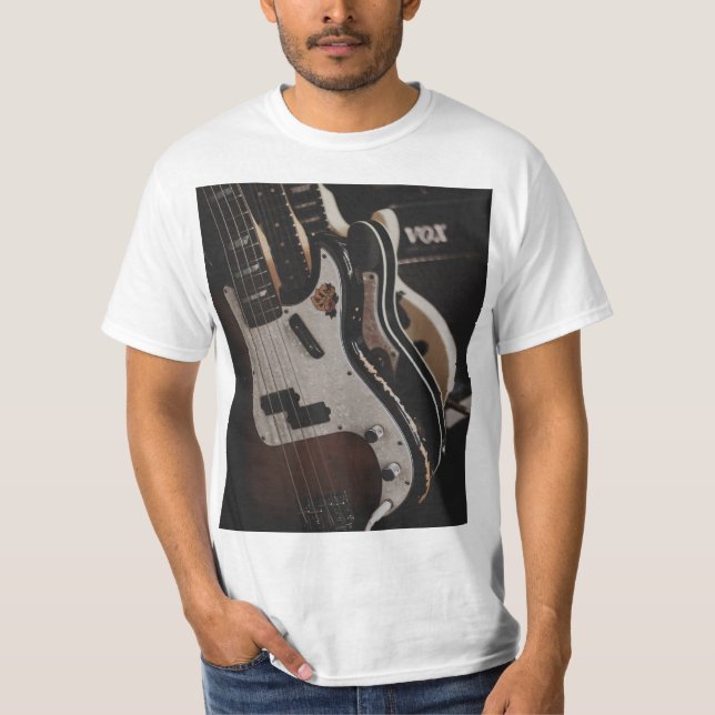 Camiseta Violão acústico legal (Frente)