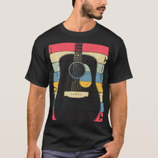 Camiseta Violão Acústico Vintage