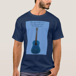 Camiseta Violão azul