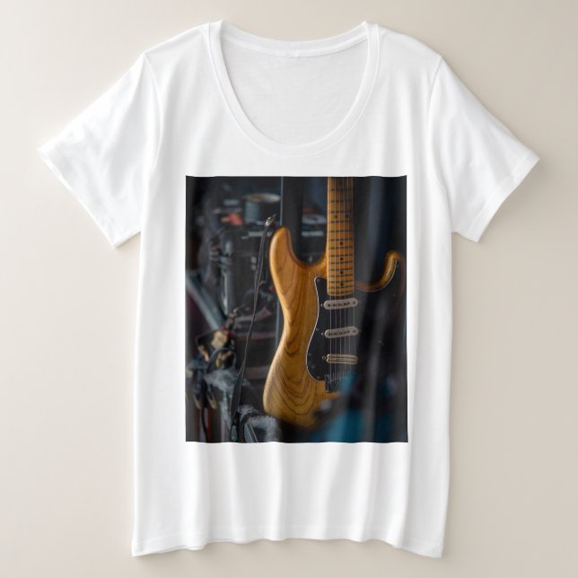 Camiseta Violão bonito (Frente do Design)