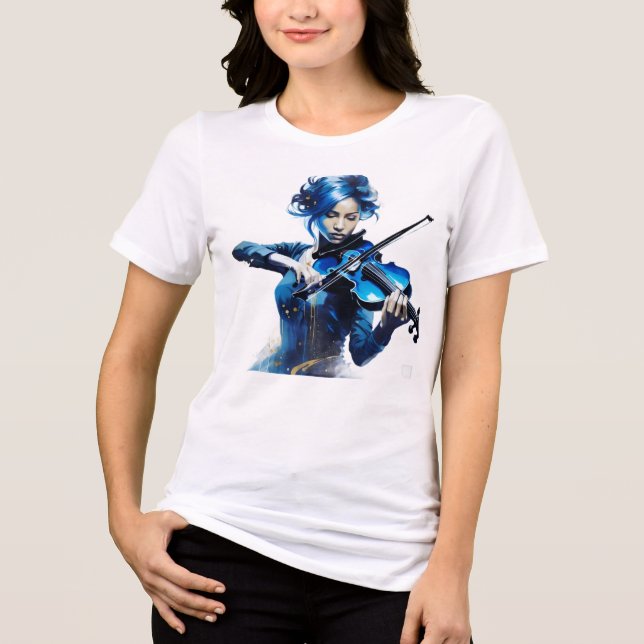 Camiseta violão-camiseta-mulher (Frente)