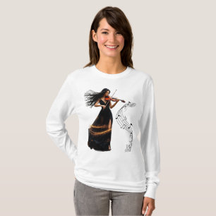 Camiseta violão-camiseta-mulher