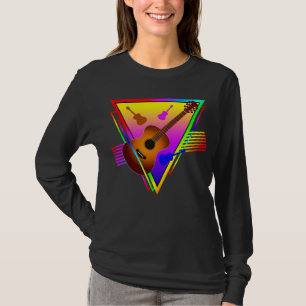 Camiseta Violão Colorido Retroativo
