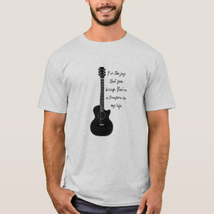 Camiseta Violão com Poema Simples
