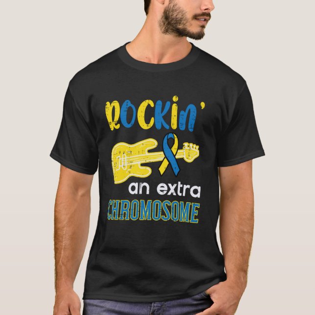 Camiseta Violão Conscientização da Síndrome de Down Cromoss (Frente)