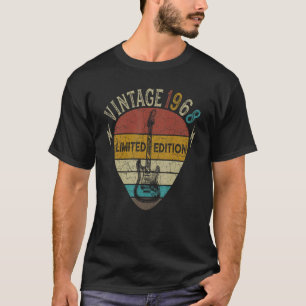 Camiseta Violão de 54 anos Vintage 1968 1