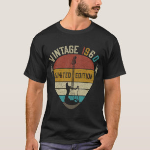 Camiseta Violão de 62 anos Vintage 1960