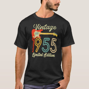 Camiseta Violão de 67 anos Vintage 1955