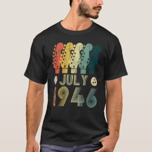 Camiseta Violão de 76 anos Vintage 1946