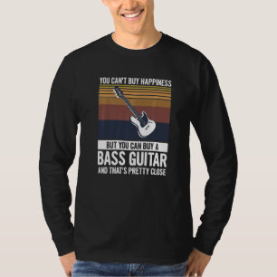 Camiseta Violão De Bass De Instrumento Para Um Violão De Ba