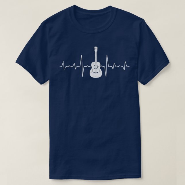 Camiseta Violão de pulsação (Frente do Design)