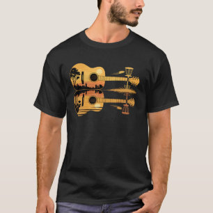 Camiseta Violão Disc Golf Pôr do Sol Natureza Reflexão Joga