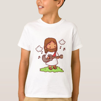 Camiseta violão Ele vive por nós