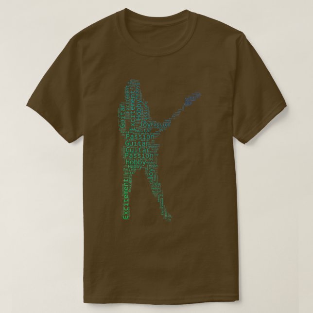 Camiseta Violão Elétrico para Mulheres (Frente do Design)