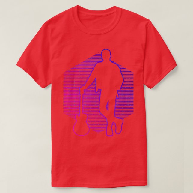 Camiseta Violão eletrônico (Frente do Design)